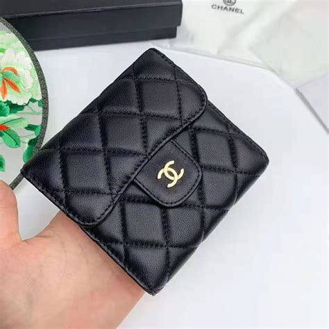 chanel womens wallet sale|chanel classic small wallet.